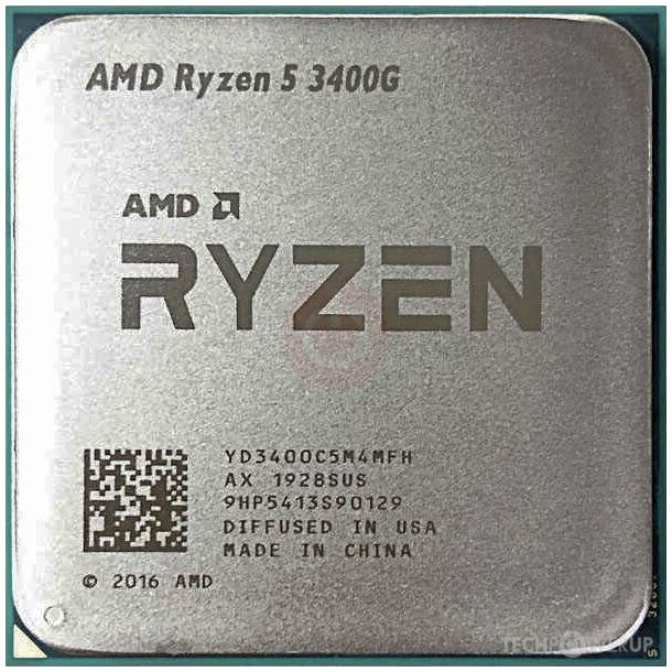 MICRO AMD RYZEN 5 3400G C/VIDEO S/COOLER CPU AM4