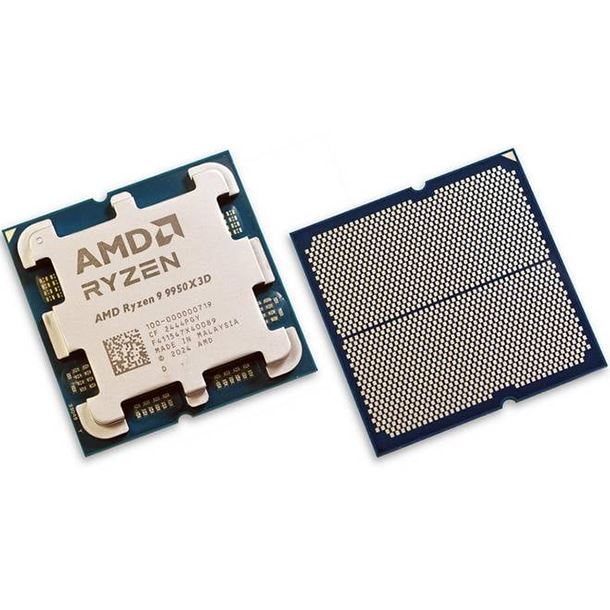 MICRO AMD RYZEN 9 9950X3D C/VIDEO S/COOLER CPU AM5