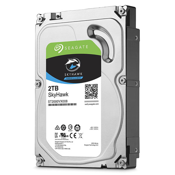 HD HDD 2TB SEAGATE SKYHAWK SATA III 35 PLACA DE VIDEOVIGILANCIA DVR NVR