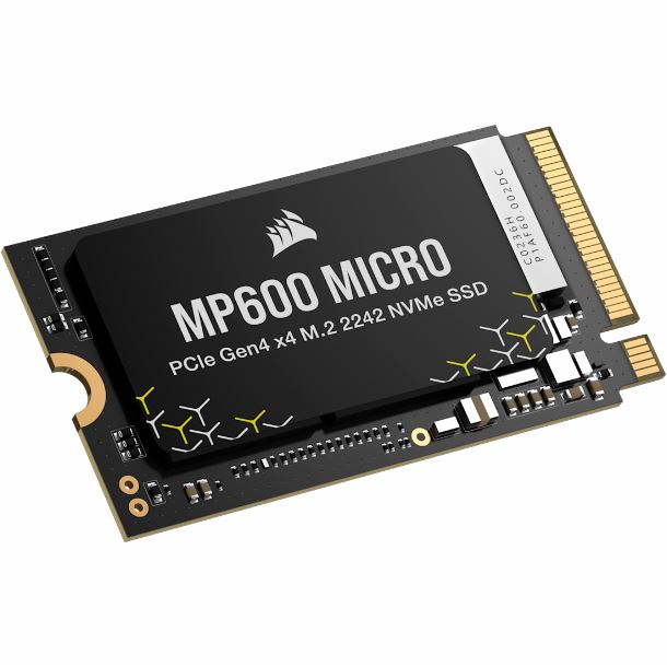 HD SSD 1TB CORSAIR MP600 MICRO M2 NVME GEN4 5100MB/S 2242
