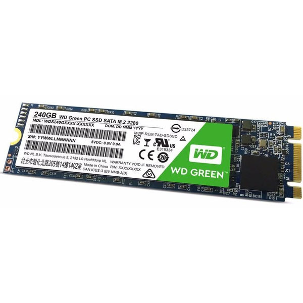 HD SSD 240GB WD GREEN M2 SATA III 2280
