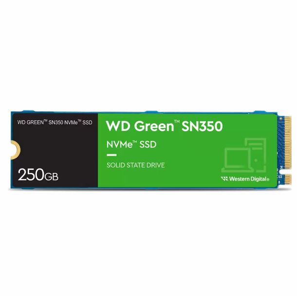 HD SSD 250GB WD GREEN SN350 M2 NVME GEN3 2400MB/S 2280 Q 240GB