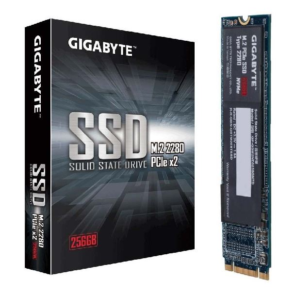 HD SSD 256GB GIGABYTE M.2 NVME +Q 250GB