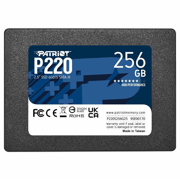 HD SSD 256GB PATRIOT P220 SATA III 25