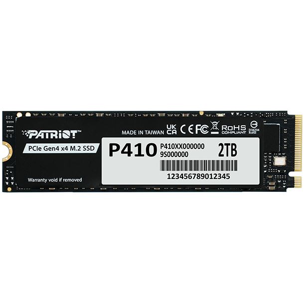 HD SSD 2TB PATRIOT P410 M2 NVME GEN4 5000MB/S 2280