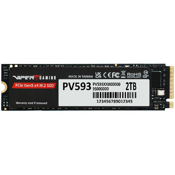 HD SSD 2TB PATRIOT VIPER PV593 M2 NVME GEN5 14000MB/S 2280