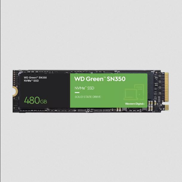 HD SSD 480GB WD GREEN SN350 M.2 NVME GEN3 2400 MB/S (SIMIL 500GB )