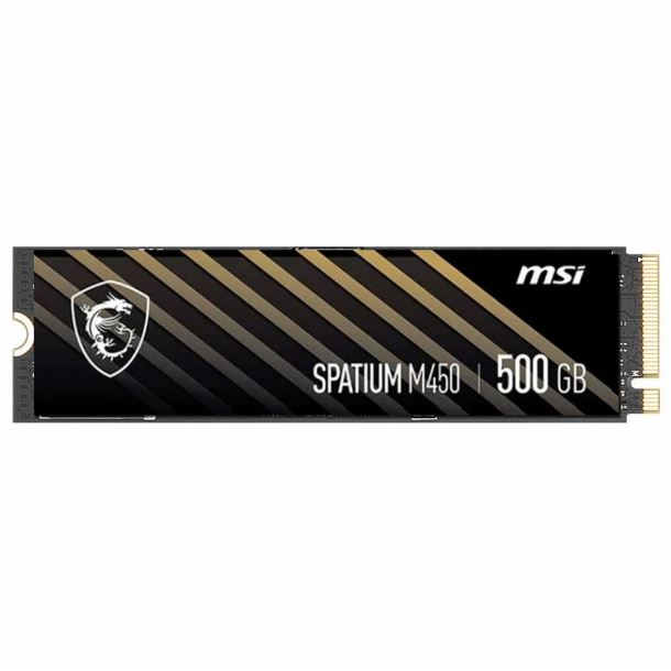 HD SSD 500GB MSI SPATIUM M450 M2 NVME GEN4 3600MB/S 2280