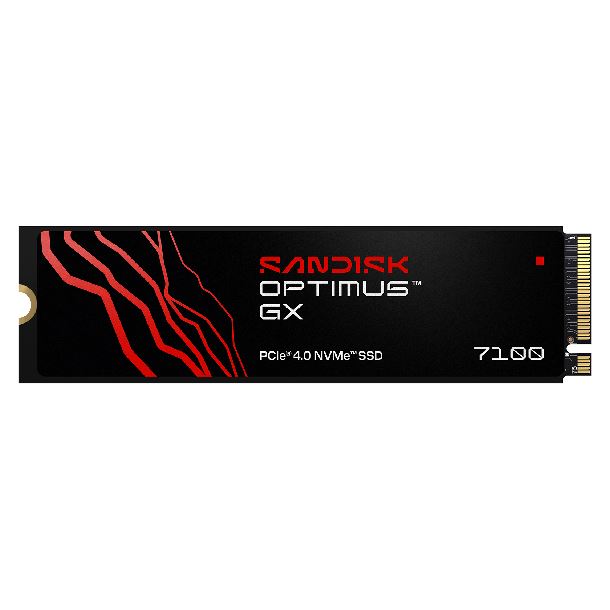 HD SSD 500GB SANDISK OPTIMUS GX 7100 M2 NVME GEN4 6800MB/S