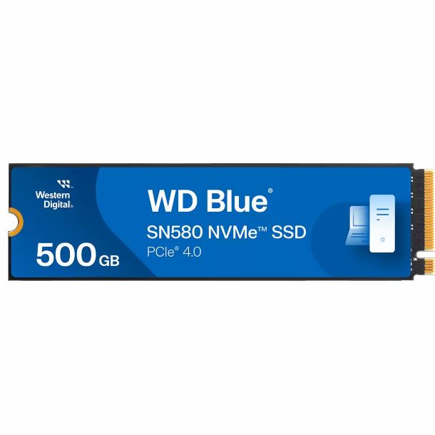 HD SSD 500GB WD BLUE SN580 M2 NVME GEN4 2280 4000MB/S