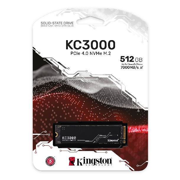 HD SSD 512GB KINGSTON KC3000S M.2 NVME GEN4 7000 MB/S
