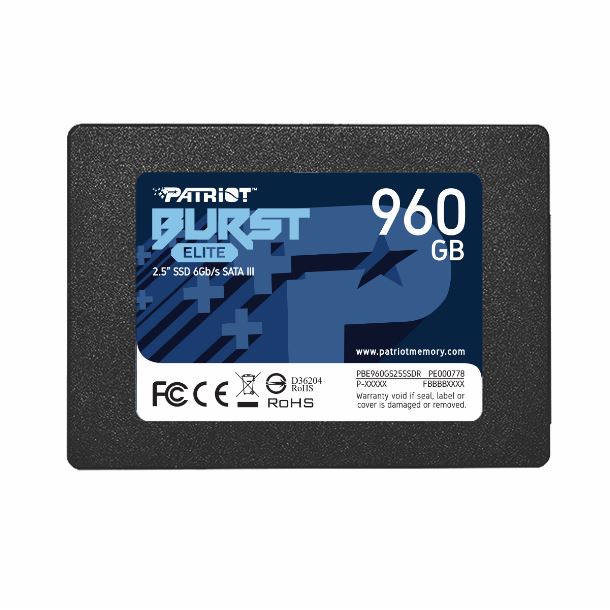 HD SSD 960GB PATRIOT BURST ELITE SATA III 25