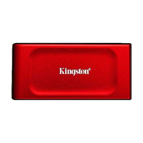 HD SSD EXTERNO 1TB KINGSTON XS1000 USB-C 32 GEN2 ROJO