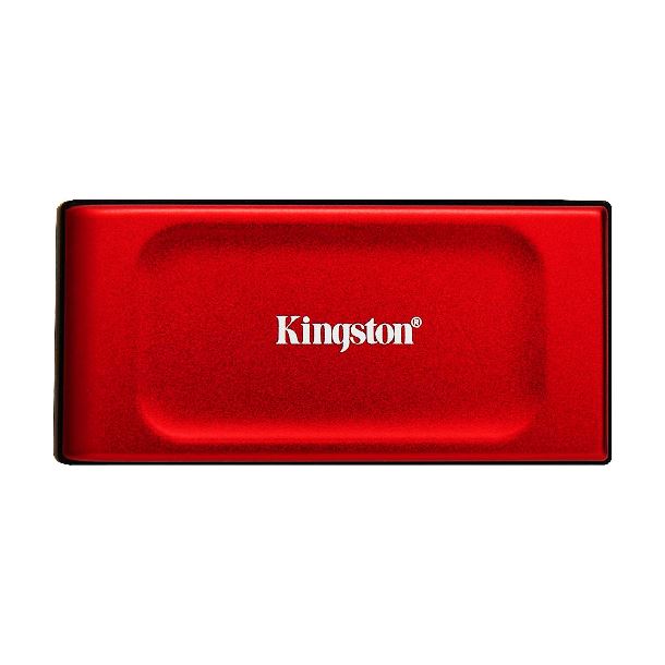 HD SSD EXTERNO 2TB KINGSTON XS1000 USB-C 32 GEN2 ROJO