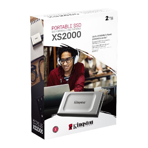 HD SSD EXTERNO 2TB KINGSTON XS2000 USB 3.2