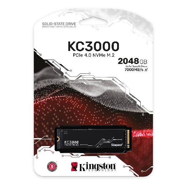HD SSD KINGSTON KC3000S 2TB M.2 NVME PCIE GEN4