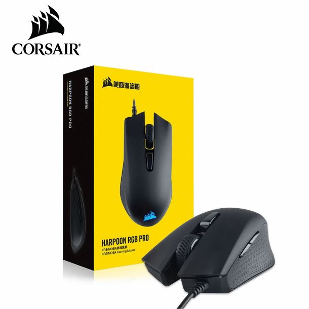 MOUSE CORSAIR HARPOON RGB PRO FPS/MOBA BLACK (6338)