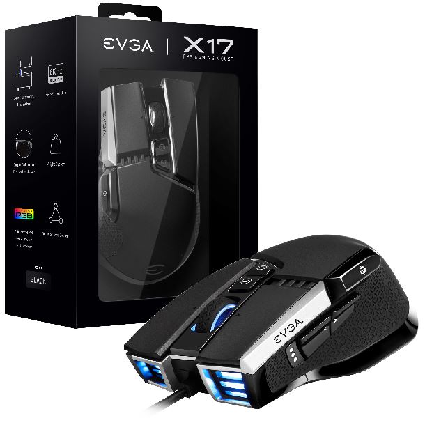 MOUSE EVGA X17 GAMING MOUSE WIRED