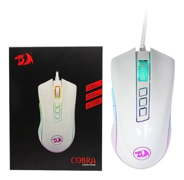 mouse-gamer-redragon-cobra-m711-white