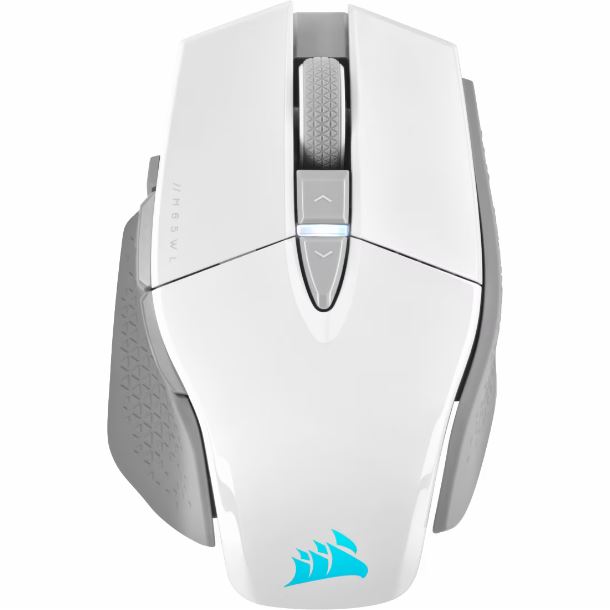 MOUSE GAMER WIRELESS CORSAIR M65 RGB ULTRA WHITE PERSONALIZABLE CH-9319511-NA2