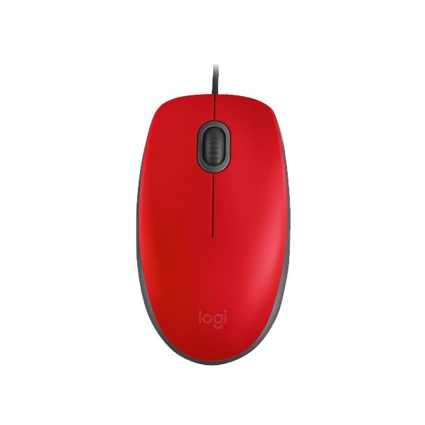 MOUSE LOGITECH M110 SILENT RED 910-006755