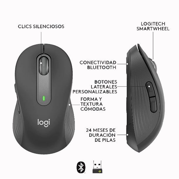 mouse-logitech-wireless-m650-graphite-910-006250