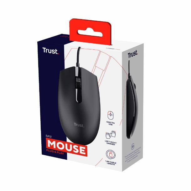 MOUSE TRUST BASI WIRED