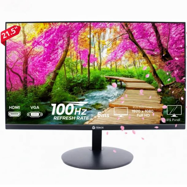 MONITOR 22 TEROS TE-2130CS FHD IPS 100HZ 5MS HDMI VGA