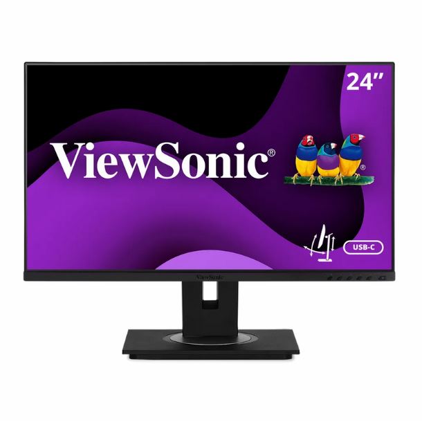 MONITOR 24 VIEWSONIC VG2456A IPS FHD ERGONOMICO HDMI DP USB-C 90W LAN RJ45 USB-A/B