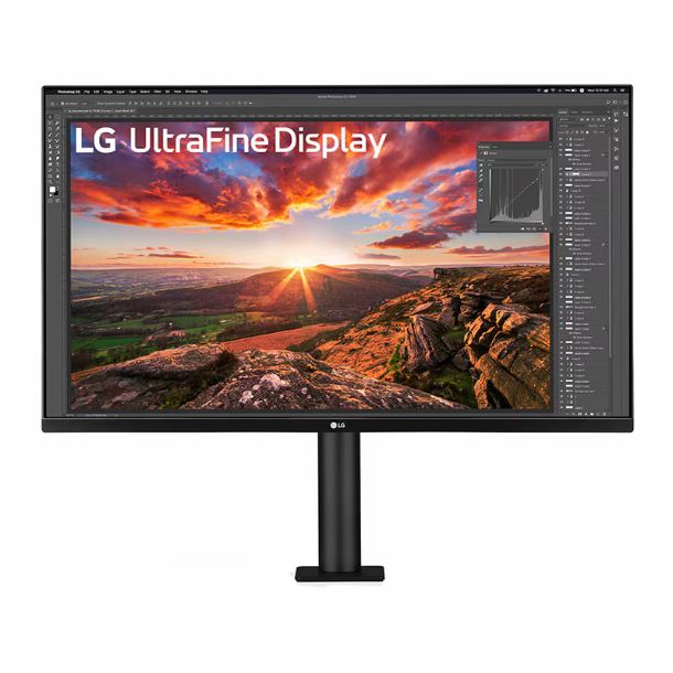 MONITOR 32 LG ERGO 32UN880K-B ULTRAFINE IPS 4K HDMI DP USB-C