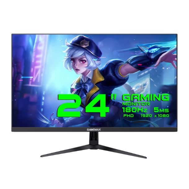 MONITOR GAMER 24 GAMEMAX GMX24F180 IPS 180HZ FHD HDMI DP
