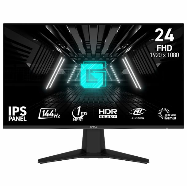 MONITOR GAMER 24 MSI G242L E14 FHD IPS 144HZ 1MS HDMI DP