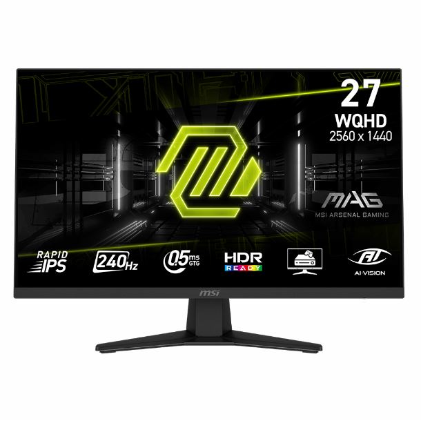 MONITOR GAMER 27 MSI MAG 274QF X24 IPS QHD 2K 240HZ 05MS HDMI DP