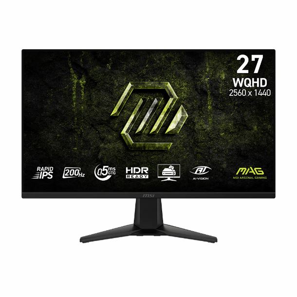 MONITOR GAMER 27 MSI MAG 275QF E20 IPS 2K 200HZ 05MS HDMI DP