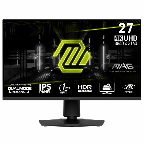 MONITOR GAMER 27 MSI MAG 275UPD E14 IPS 144HZ 1MS QHD 4K HDMI DP