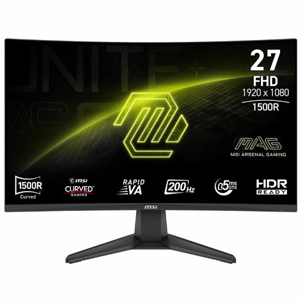 MONITOR GAMER CURVO 27 MSI MAG 276CF E20 FHD VA 200HZ 1MS HDMI DP