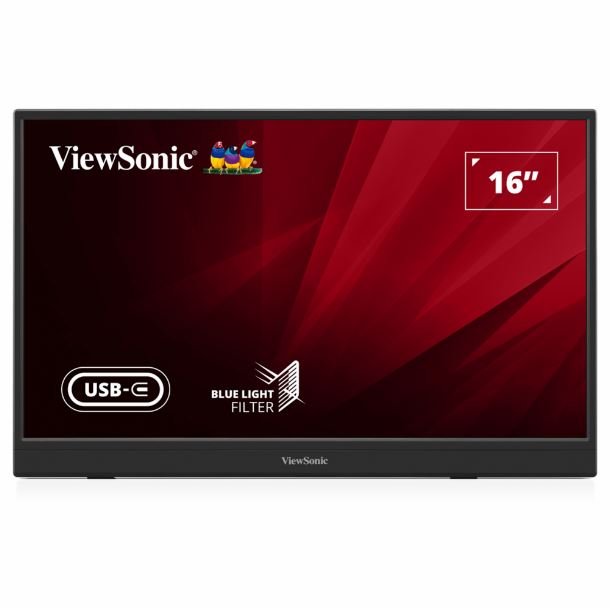 MONITOR PORTATIL 156 VIEWSONIC VA1653 FHD MINI HDMI USB-C PORTABLE
