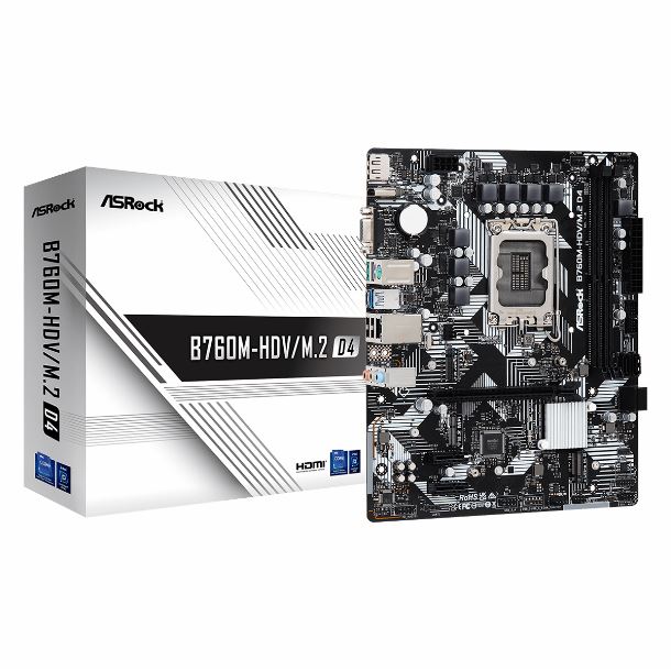 MOTHER ASROCK B760M-HDV/M2 D4 DDR4 S1700