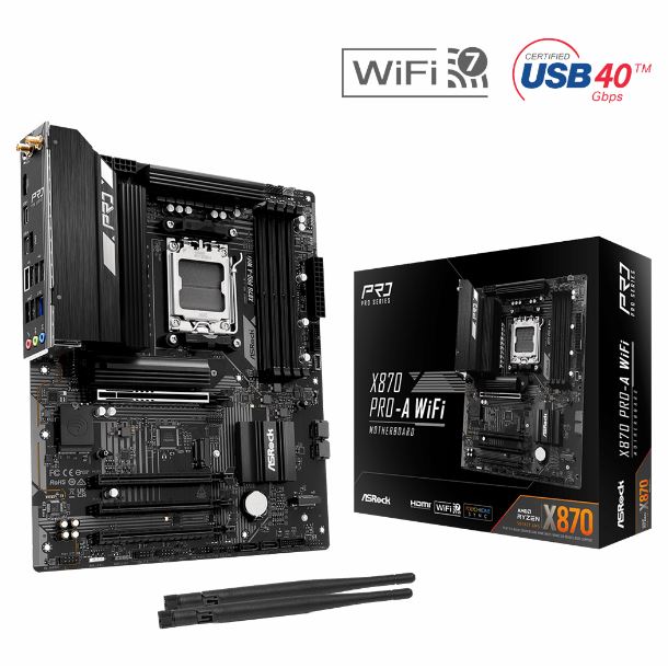 MOTHER ASROCK X870 PRO-A WIFI DDR5 AM5