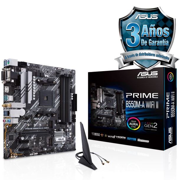 MOTHER ASUS PRIME B550M-A WIFI II DDR4 AM4