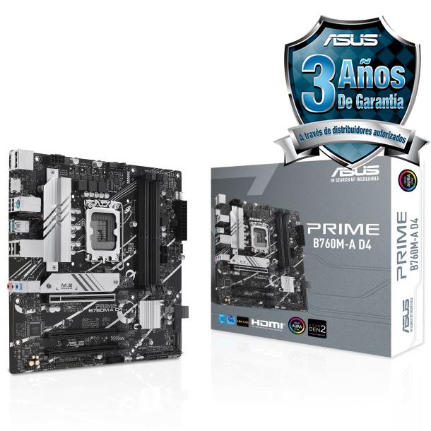 MOTHER ASUS PRIME B760M-A D4 CSM DDR4 S1700