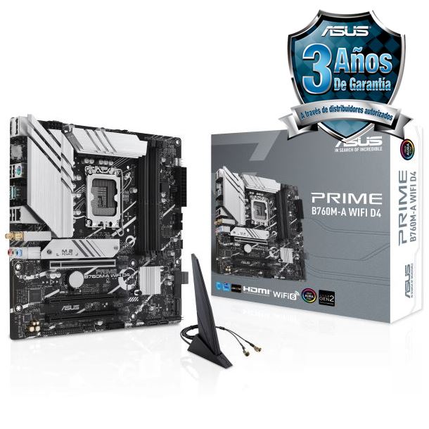 MOTHER ASUS PRIME B760M-A WIFI D4 DDR4 S1700