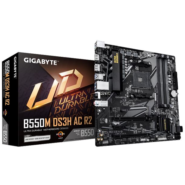 MOTHER GIGABYTE B550M DS3H AC R2 DDR4 AM4