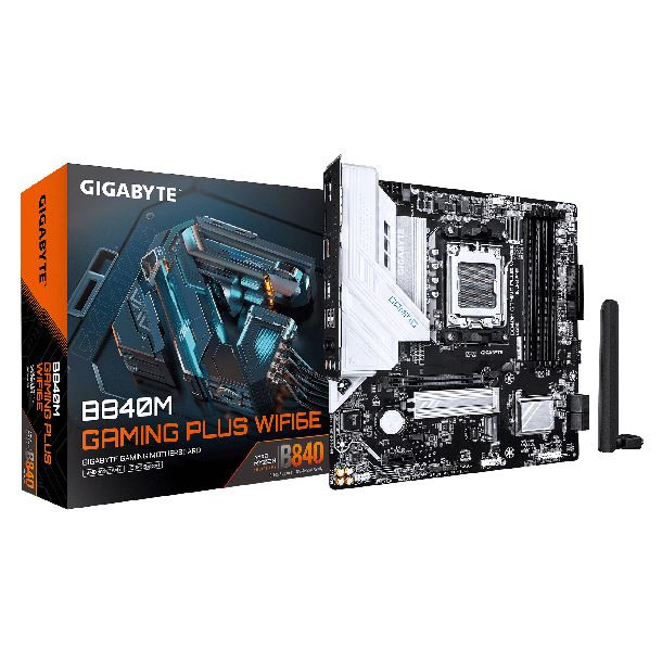 MOTHER GIGABYTE B840M GAMING PLUS WIFI6E DDR5 AM5