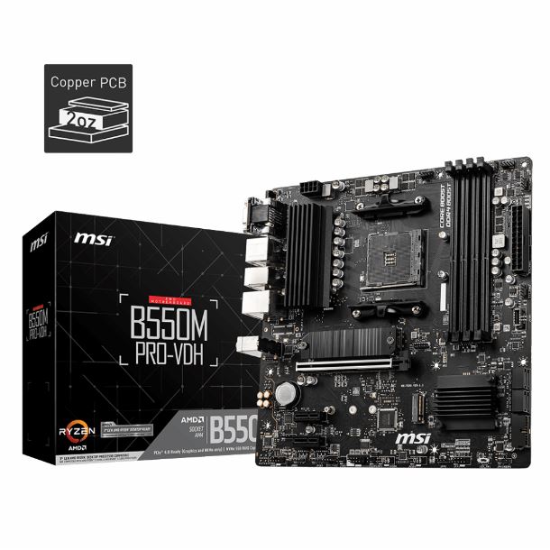 MOTHER MSI B550M PRO-VDH WIFI DDR4 AM4