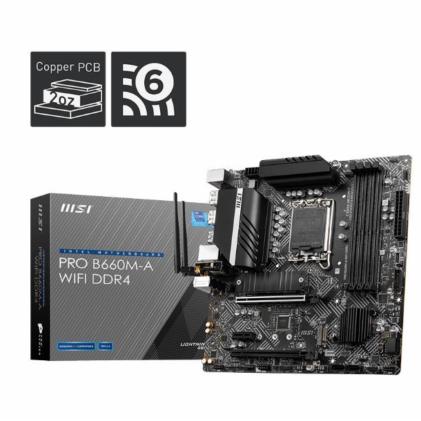 MOTHER MSI B660M-A PRO WIFI DDR4 S1700