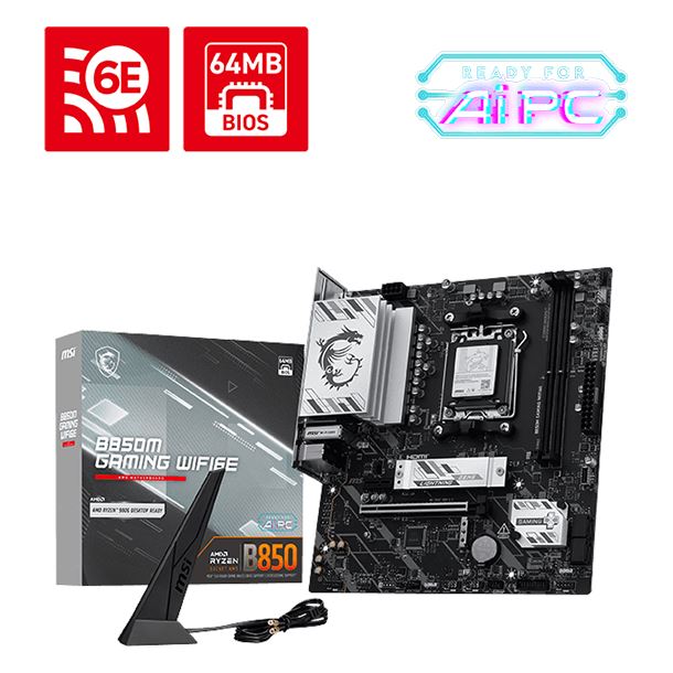 MOTHER MSI B850M GAMING WIFI6E DDR5 AM5