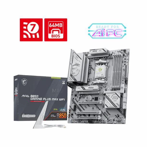 MOTHER MSI MAG B850 GAMING PLUS MAX WIFI DDR5 AM5