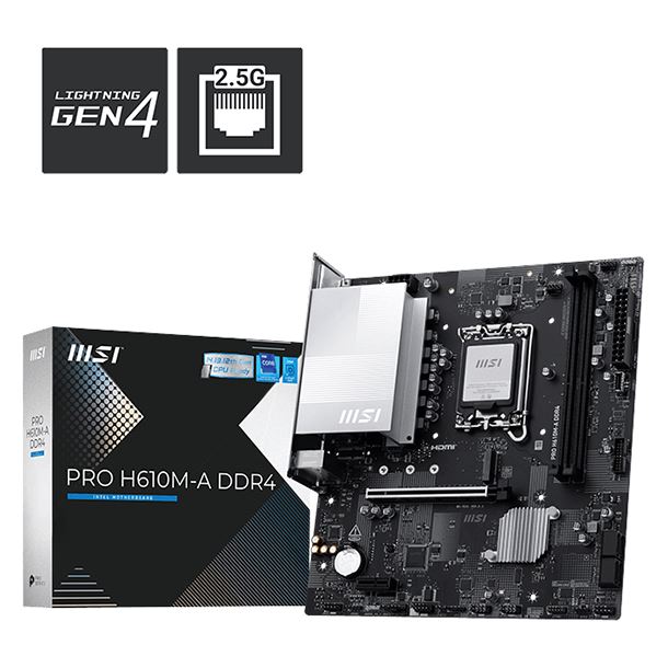 MOTHER MSI PRO H610M-A DDR4 S1700
