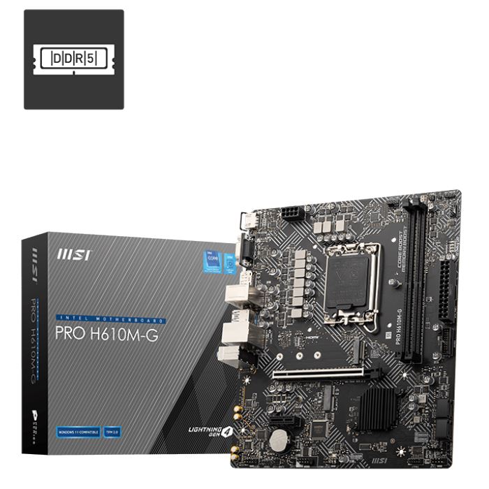 MOTHER MSI PRO H610M-G DDR5 S1700